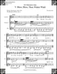 Five Shakespeare Songs #5: Blow, Blow, Thou Winter Wind SSA choral sheet music cover